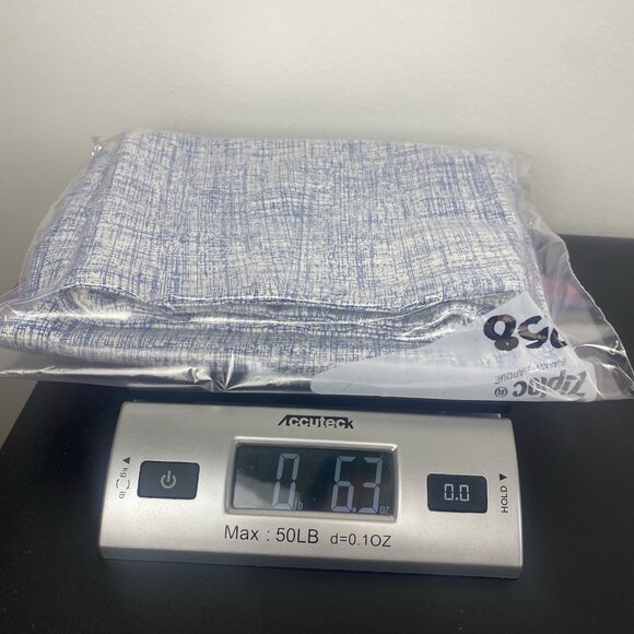 Katherine Barclay Montreal Women's Patterned Pencil Skirt Size 2 Blue White - Picture 7 of 7